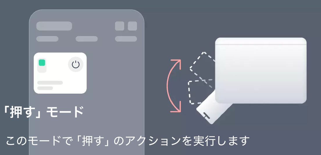 押すモード