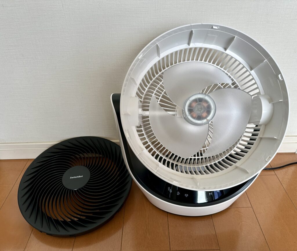 前ガードを取り外したとき