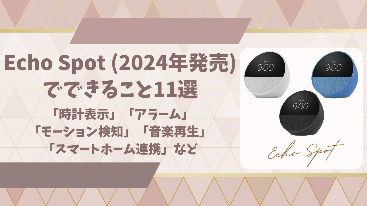 Echo Spotできることアイキャッチ画像
